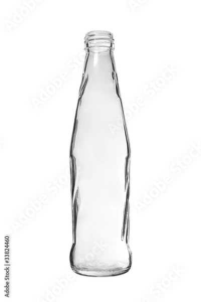 Obraz Glass bottle isolated on white background