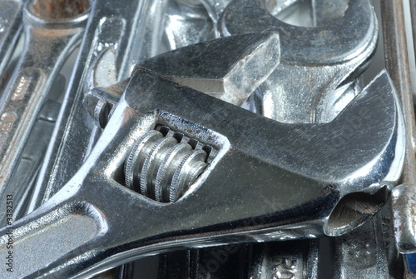 Fototapeta la clé à molette