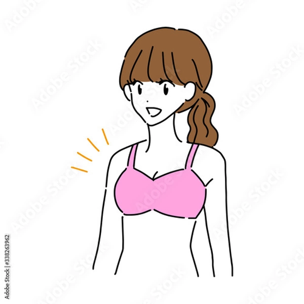 Fototapeta バストアップ　女性