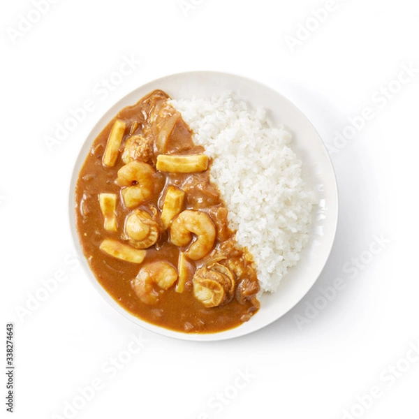 Obraz シーフードカレー