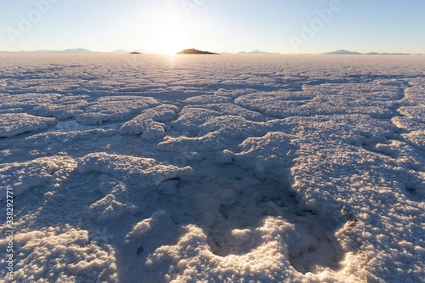 Obraz Eine Nacht auf dem Salar de Uyuni in Bolivien.