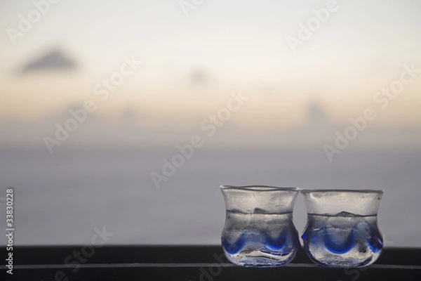 Obraz Szkło ze sake