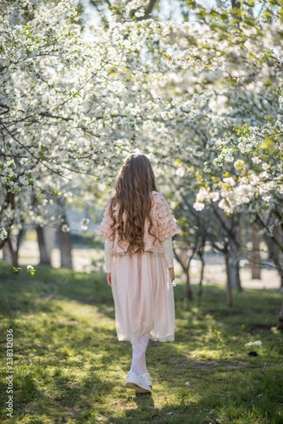 Fototapeta girl in the park