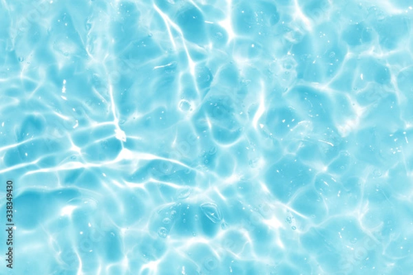 Fototapeta 水 波 ブルー 泡 テクスチャ 背景