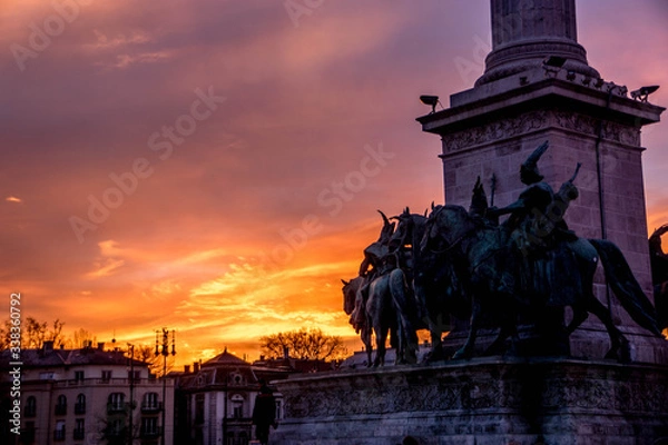 Obraz Plaza de los Héroes, Budapest
