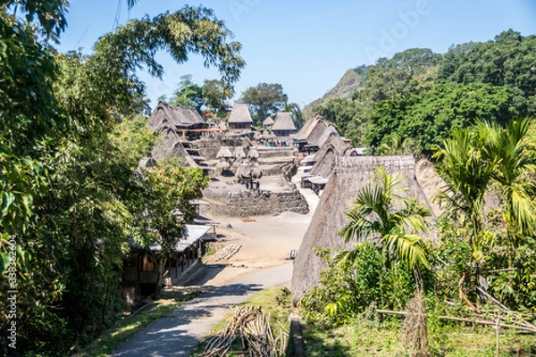 Obraz Aldea Indigena, Flores, Indonesia