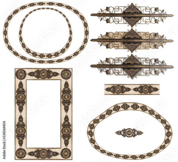 Obraz Metal framework, details