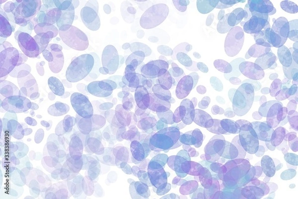 Fototapeta Colorful blue egg shape illustration background texture