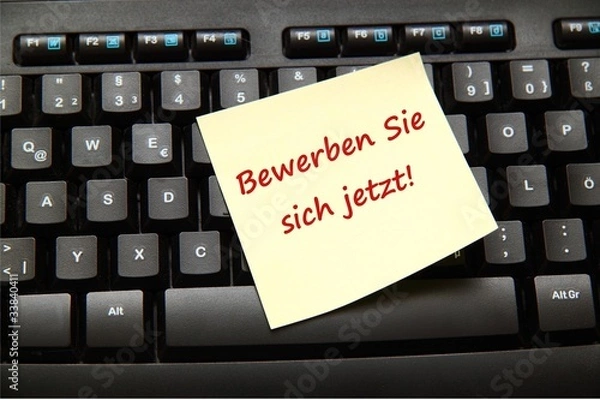 Obraz Bewerben Sie sich jetzt!
