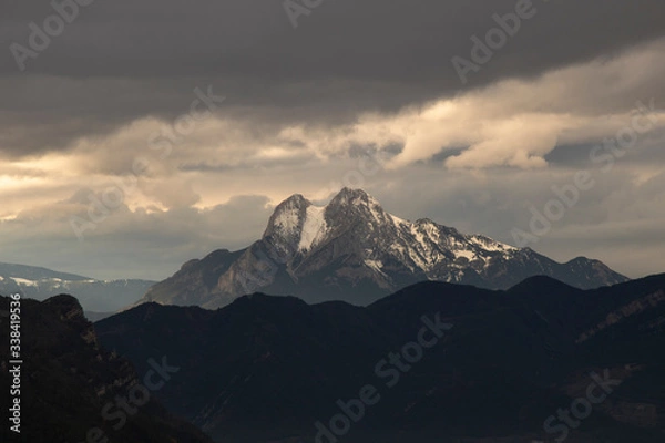 Obraz Winter view of Pedraforca mountain