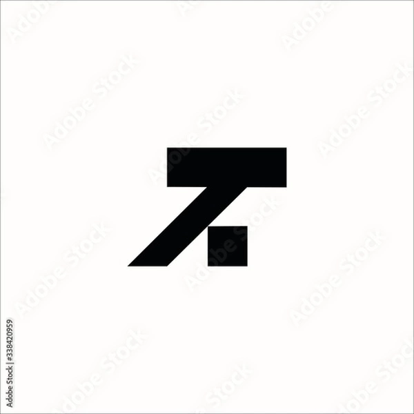 Obraz TA letter logo template design vector
