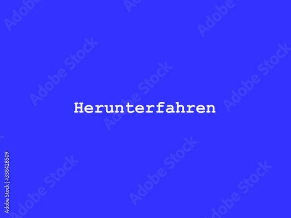 Fototapeta Herrunterfahen