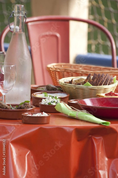 Obraz Terrasse de restaurant l'été