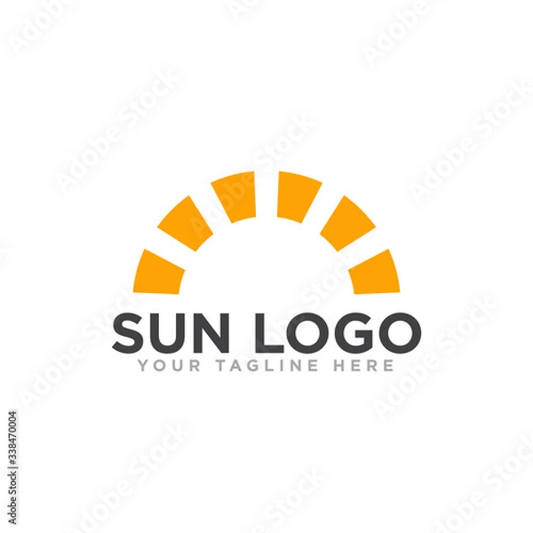 Obraz Sun Logo Design Vector Template