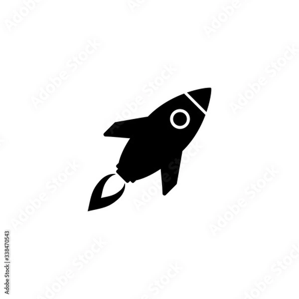 Obraz rocket icon, rocket sign and symbol vector Design