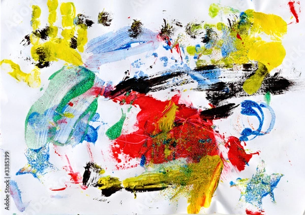 Obraz rysunek dziecka