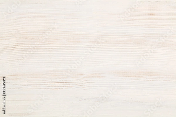 Obraz Rustic bright empty white wood background texture