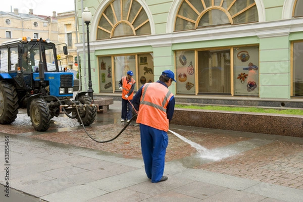 Obraz Street cleaner