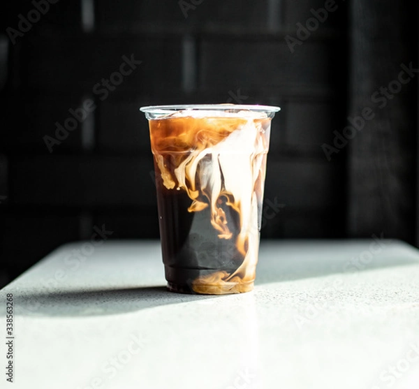 Obraz Cold brew coffee with cream