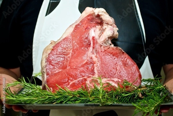Obraz beef and butcher