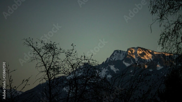Obraz sunrise in the mountains