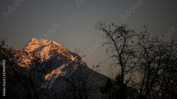 Obraz sunrise in the mountains