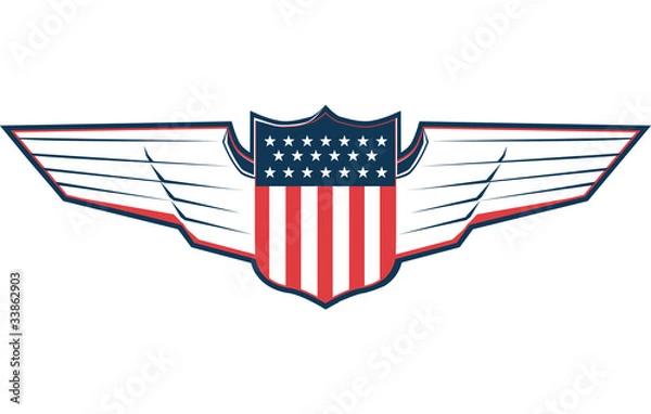 Obraz Patriot Wings