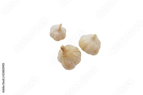 Obraz garlic isolated on white background