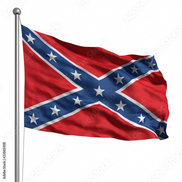Fototapeta Confederate Flag