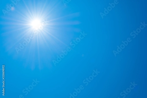 Obraz 青空と太陽　夏