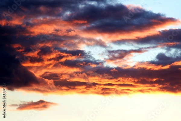 Fototapeta colored clouds