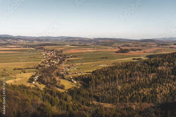 Obraz autumn landscape in the countryside