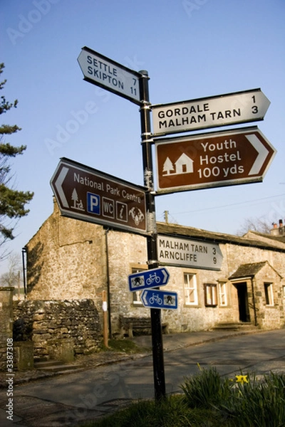 Fototapeta dales signpost