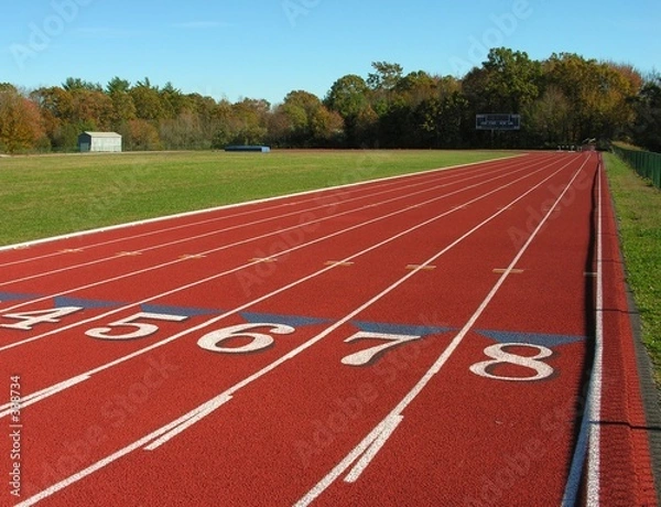 Obraz running track.