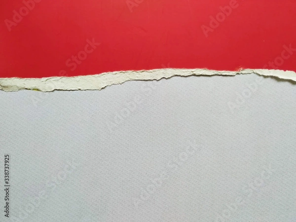 Obraz ripped paper on white background