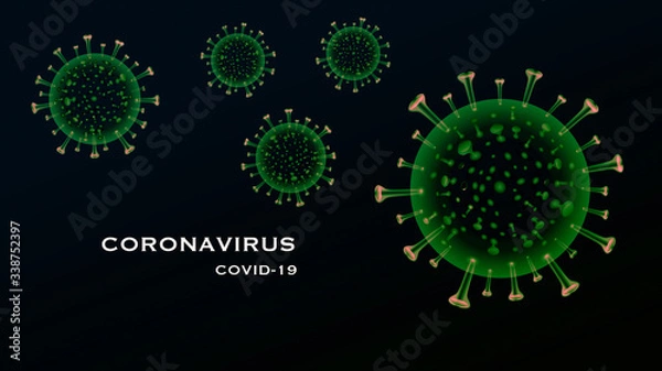 Obraz Coronavirus Wallpaper Landscape visualizations