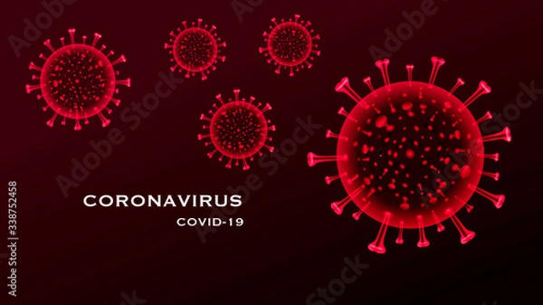 Obraz Coronavirus Wallpaper Landscape visualizations