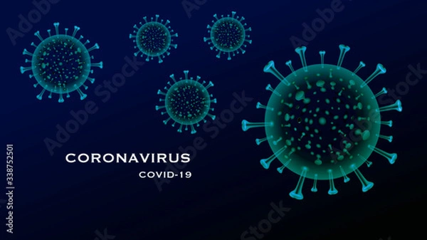 Obraz Coronavirus Wallpaper Landscape visualizations