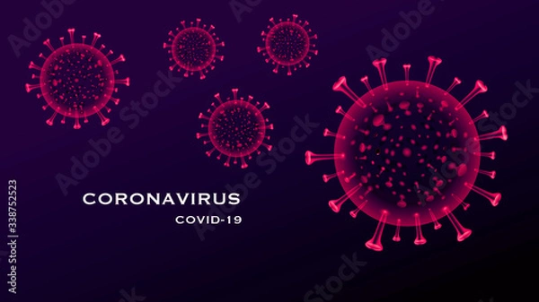 Obraz Coronavirus Wallpaper Landscape visualizations