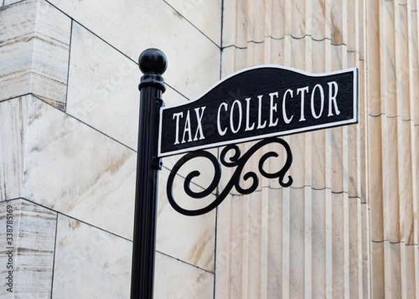 Obraz Tax Collector Sign