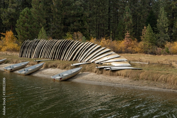 Obraz Boats in Autumn