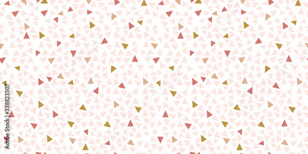 Fototapeta Modern simple seamless pattern of geometric objects.