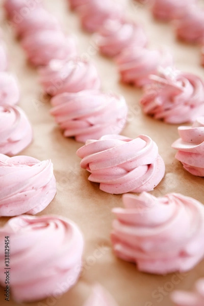 Obraz The recipe for home-made Russian marshmallows (Zephyr).