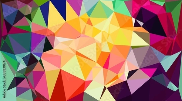 Obraz Abstract Colorful Geometrical Artwork,Abstract Graphical Art Background Texture,Modern Conceptual Art
