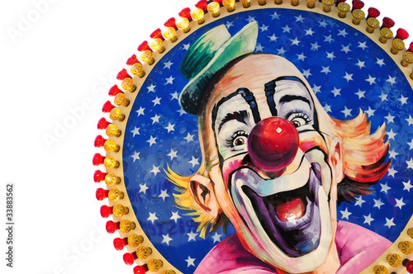 Fototapeta Śmiejący się klaun