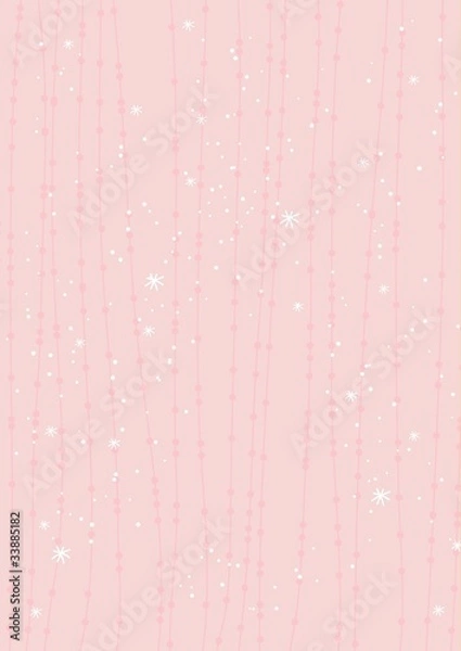 Fototapeta Vector Cute Pink Background