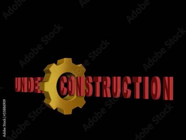 Obraz Under Construction 3D