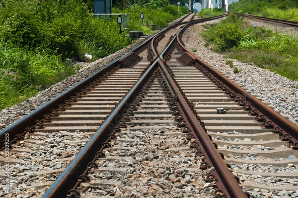 Obraz railway in daylight