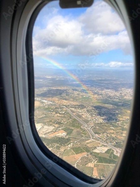Obraz view from airplane window