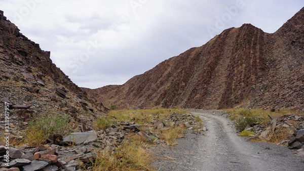 Fototapeta Schlucht in Wüste Namibia